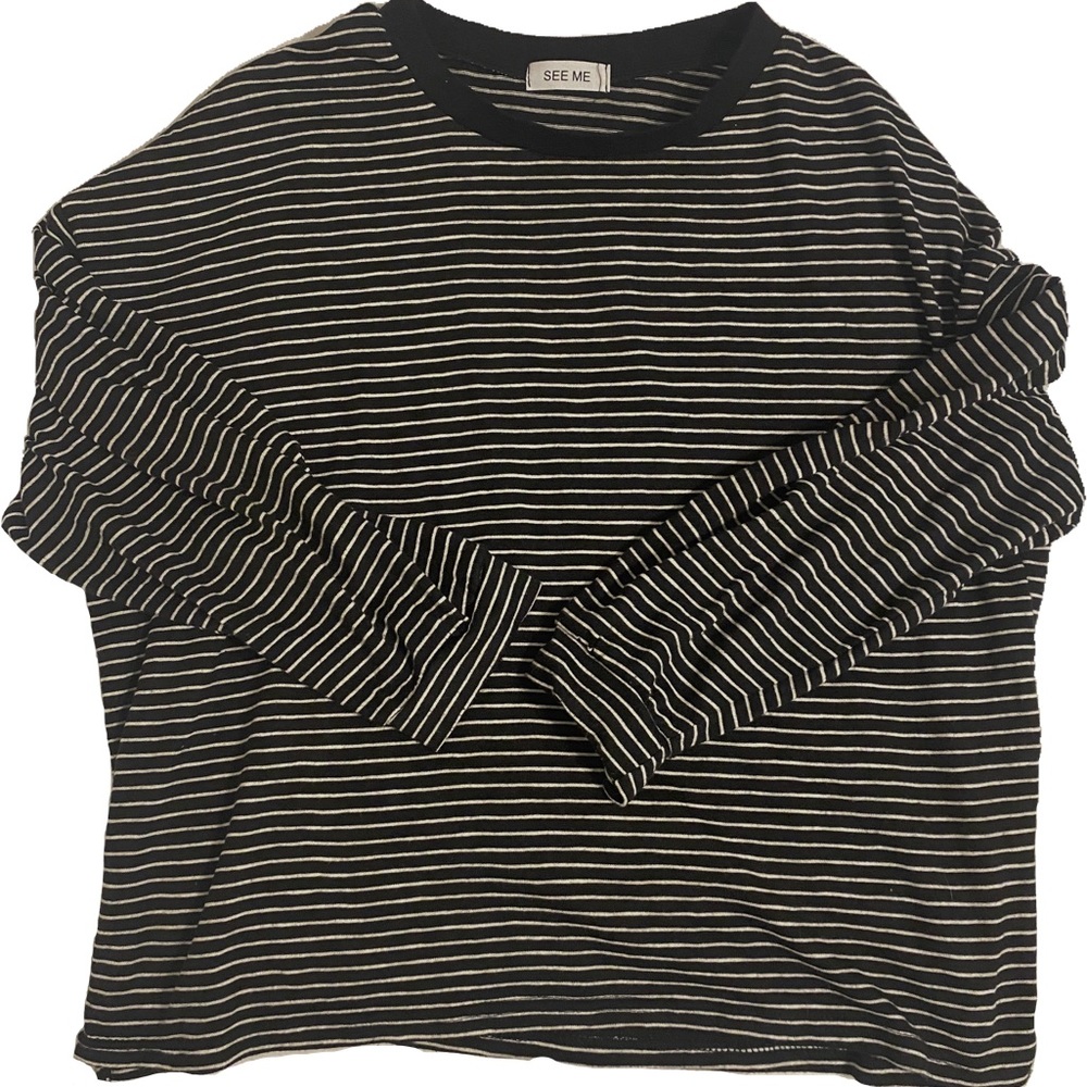 Stripped women’s long sleeved shirt SMALL